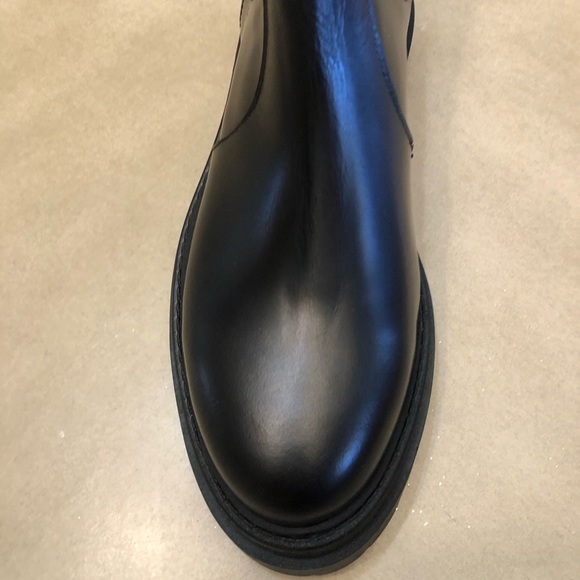 Free People Lola Leather Chunky Lug Sole Chelsea Boots Size 8.5 - Picture 10 of 13